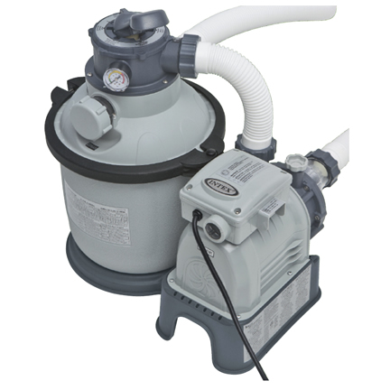 grey pool filter pump
