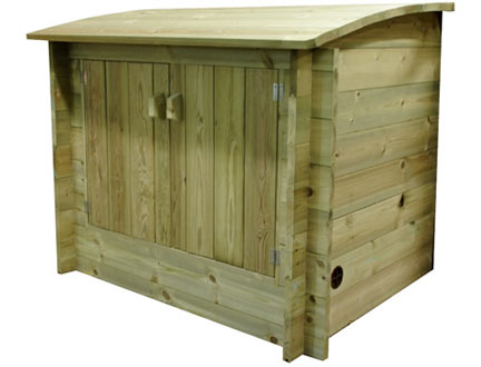 Wooden filtration enclosure