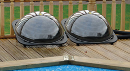 Black solar pod